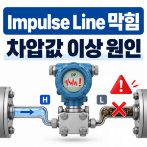 Impulse Line 막힘으로 발생하는 차압 측정값 이상 원인