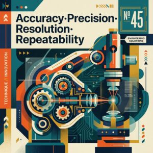 Accuracy·Precision·Resolution·Repeatability
