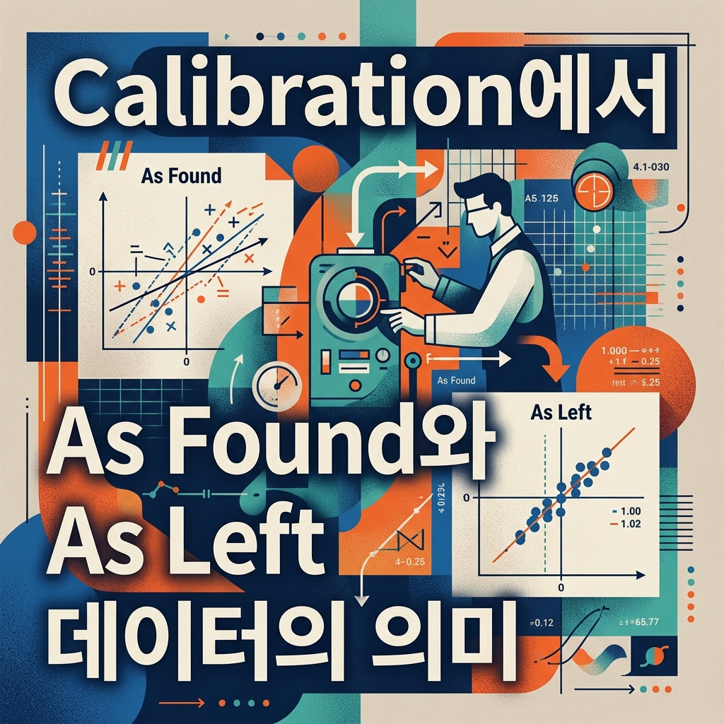 교정성적서 As Found와 As Left 비교