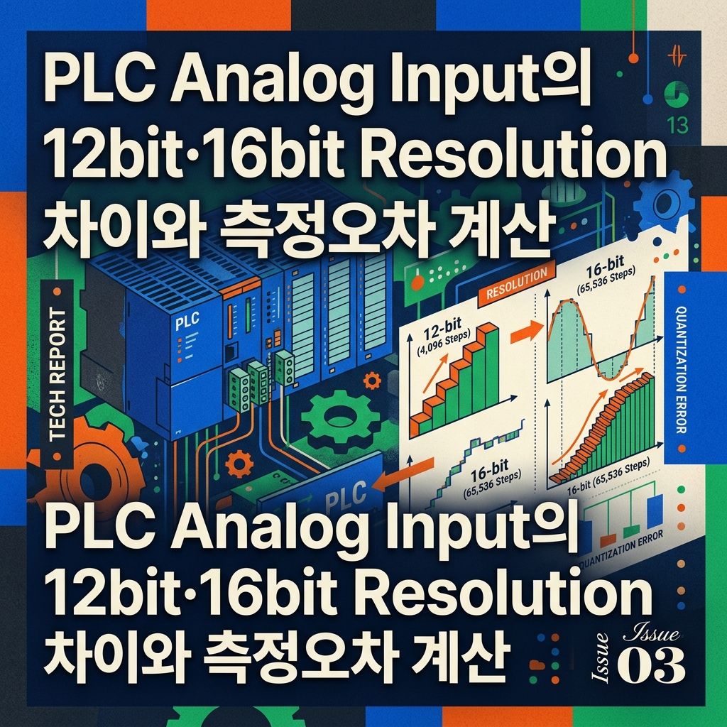 PLC Analog Input 12bit와 16bit 비교