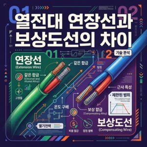 열전대 연장선과 보상도선의 차이